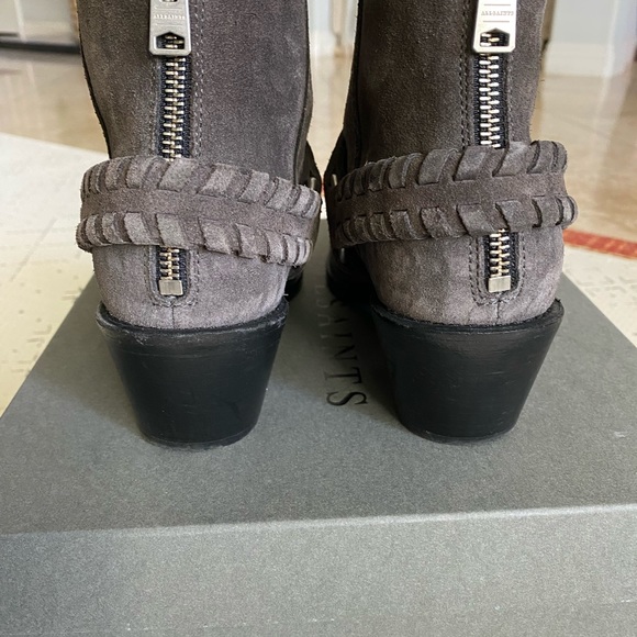 ALLSAINTS Suede Marley Boot Harness - Picture 7 of 10